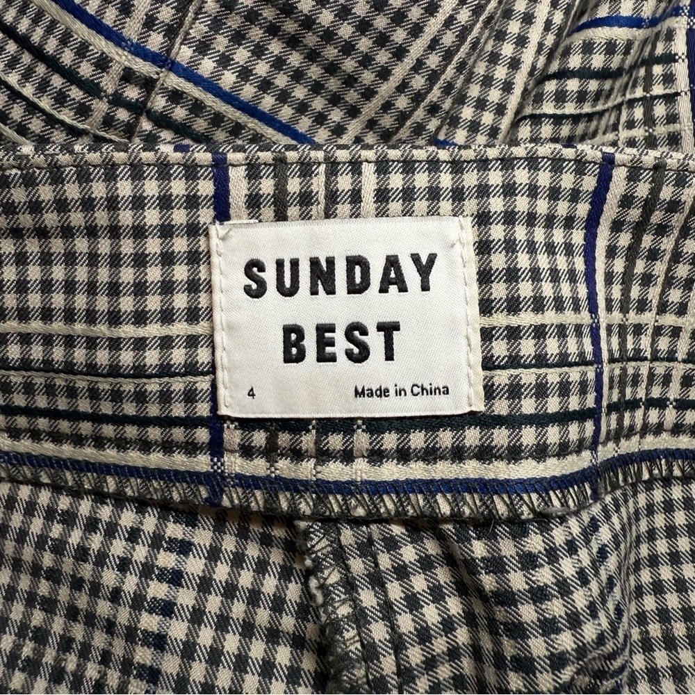 Sunday Best - Plaid Button-Front Skort - Size 4 - Picture 2 of 6